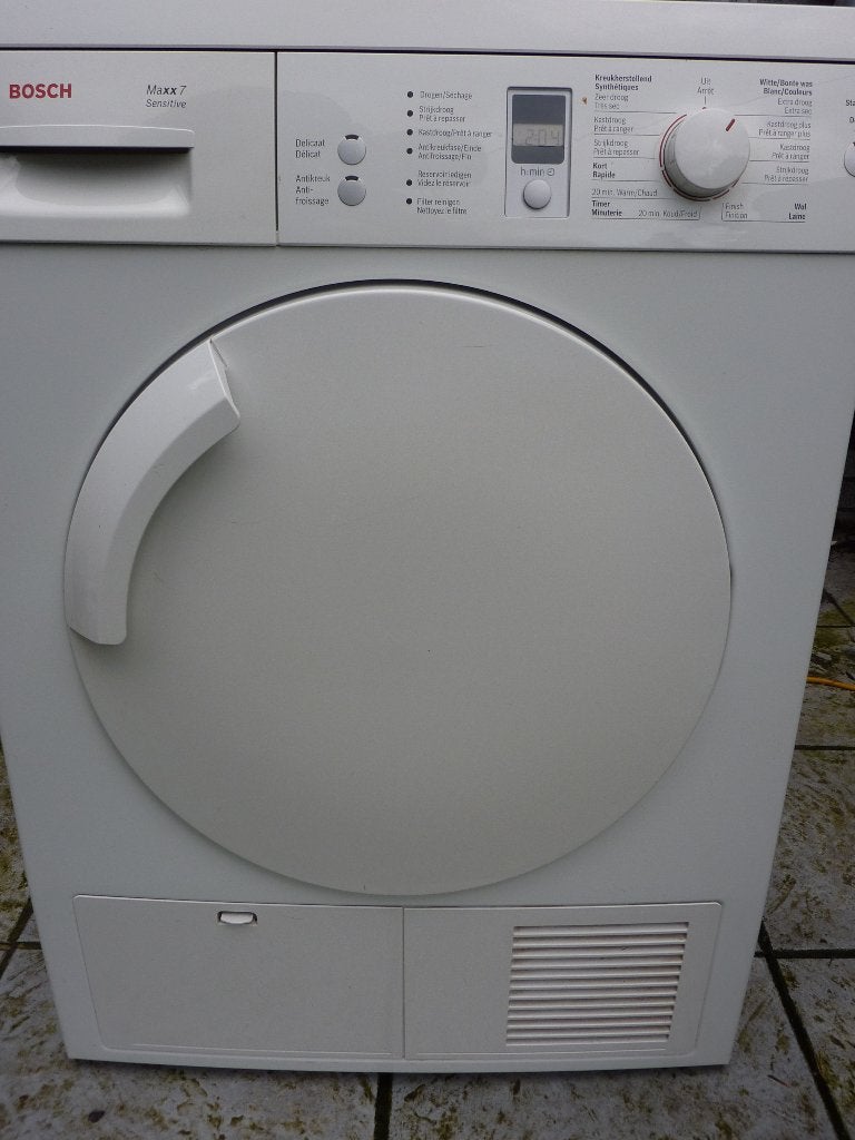 Condensatie droogkast Bosch Maxx 7, Ophalen, 6 tot 8 kg, Gebruikt, Anti-kreukfase