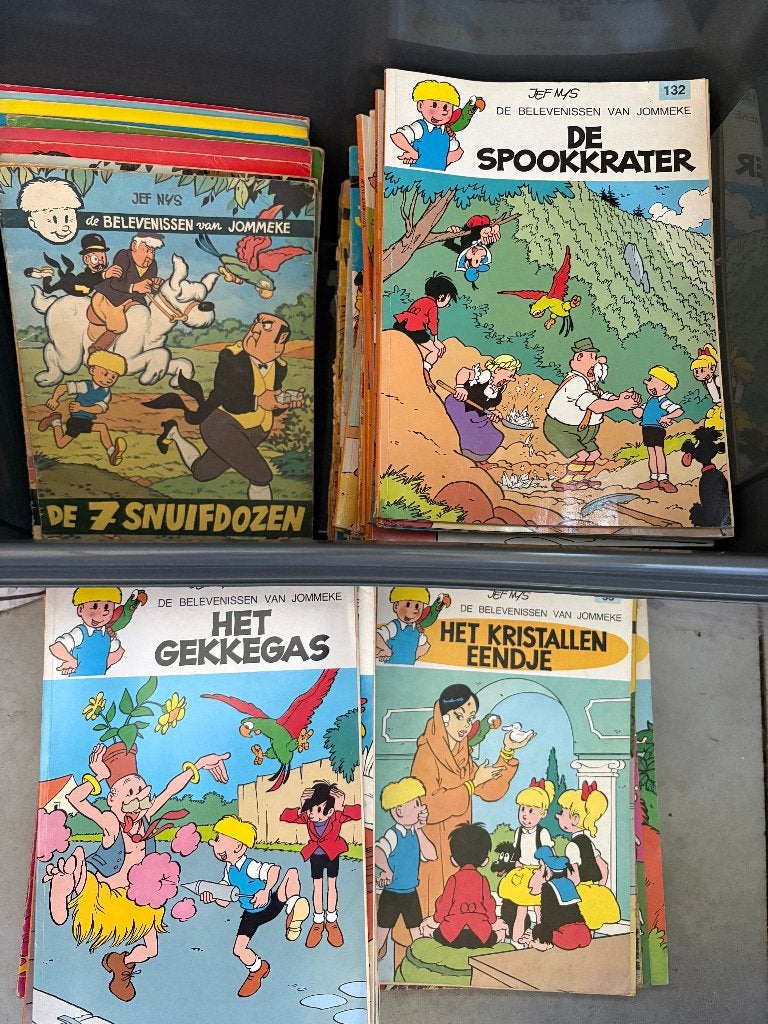 Jommeke stripreeks van nr 1 tot 133 enkel als volledige set, Série complète ou Série, Enlèvement, Utilisé, Jef Nys.
