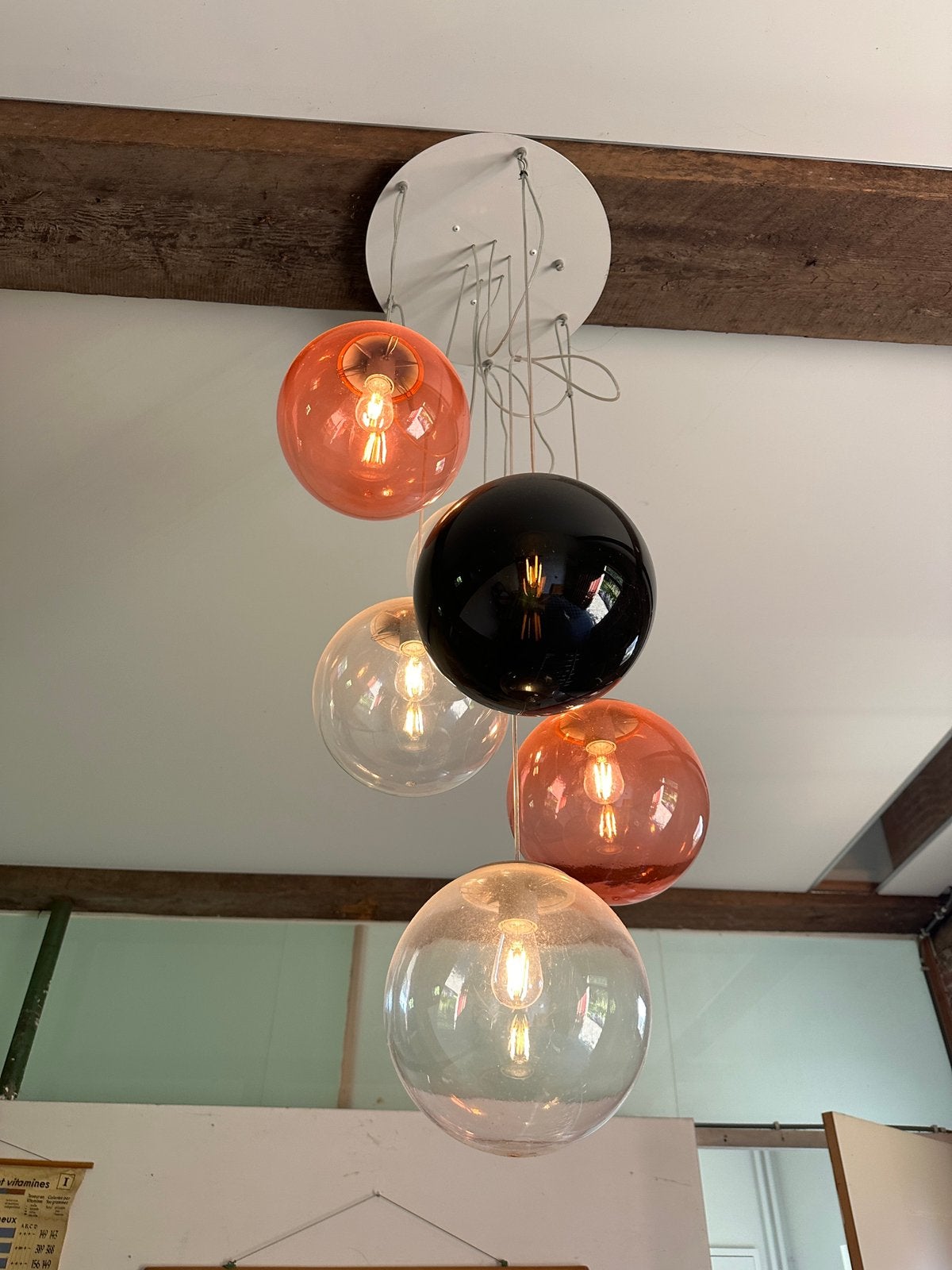 Fatboy hanglamp met bollen, Ophalen, Zo goed als nieuw