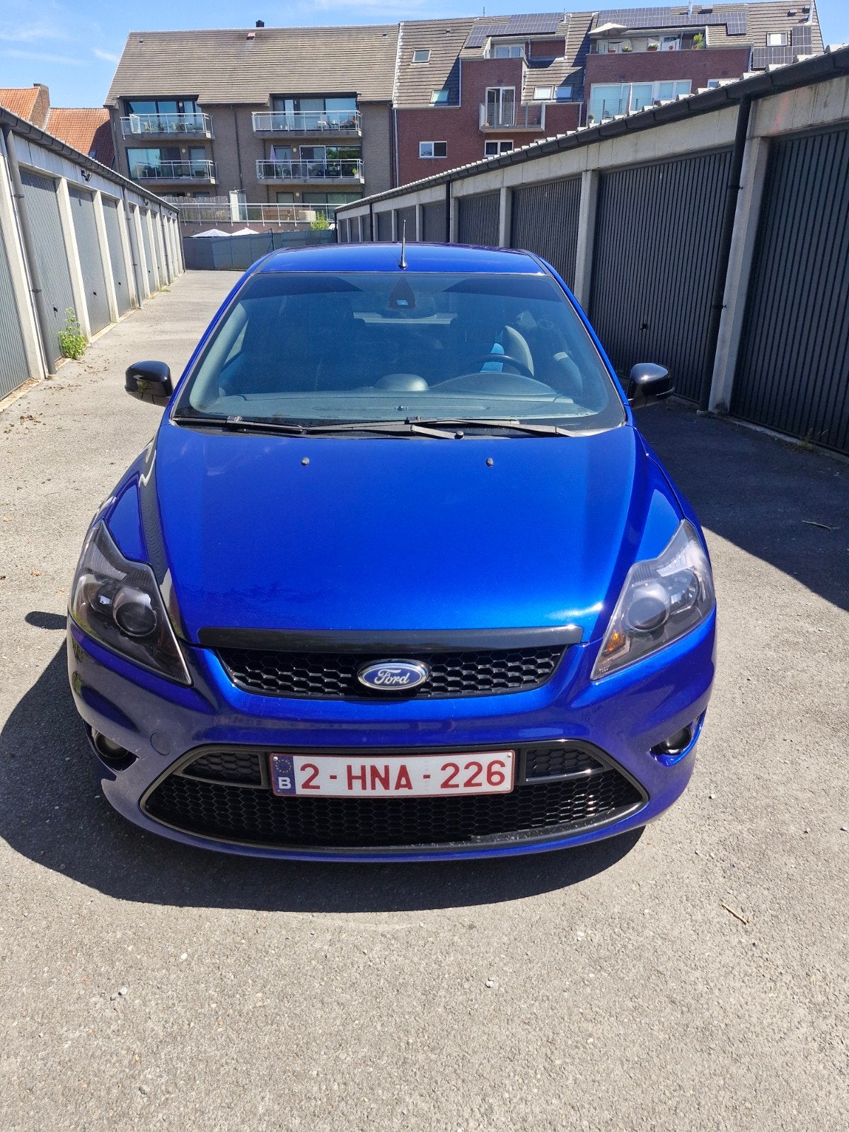 Ford Focus St mk2.5 2008, Auto's, Stof, 224 g/km, Blauw, Grijs