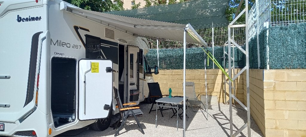 BUITENKANS MILEO 287, Caravans en Kamperen, Ringverwarming, Fiat, Raamblindering, 6 tot 7 meter