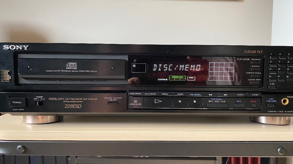 Sony CDP-228ESD High-End ES-Series Cd-speler, Enlèvement, Utilisé, Sony