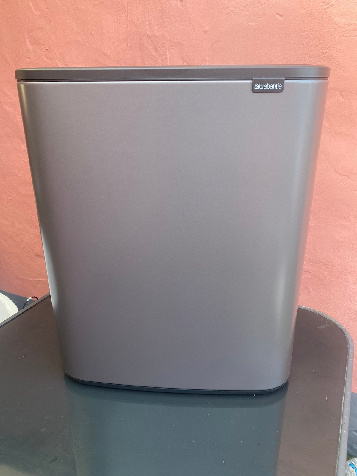 Brabantia Touch platinum 60 liter, 50 – 75, Nieuw, 40 liter of meer, Ophalen of Verzenden
