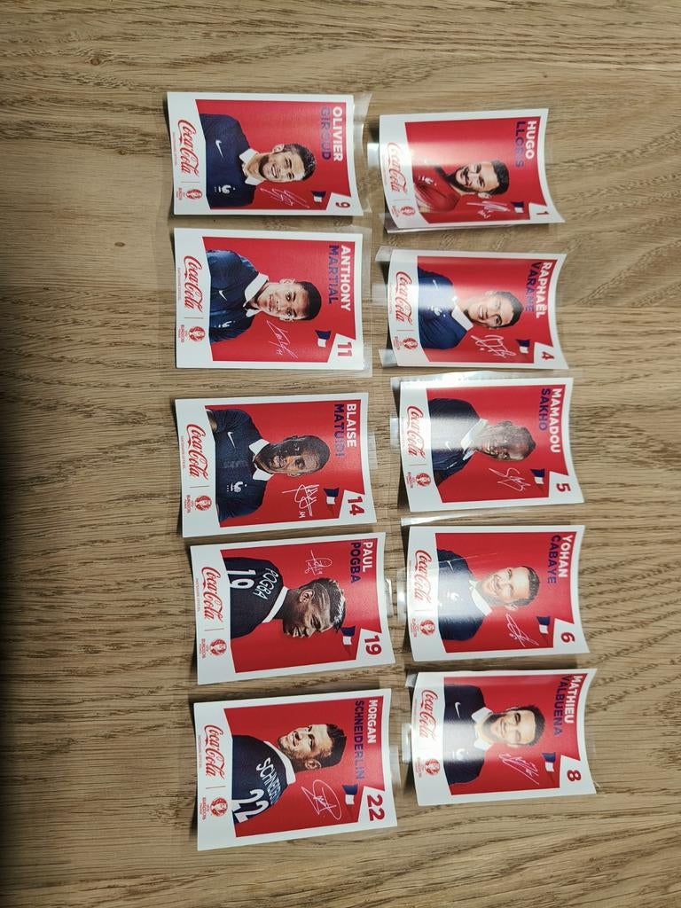 Panini euro 2016: coca cola France:, Verzamelen, Stickers, Ophalen of Verzenden