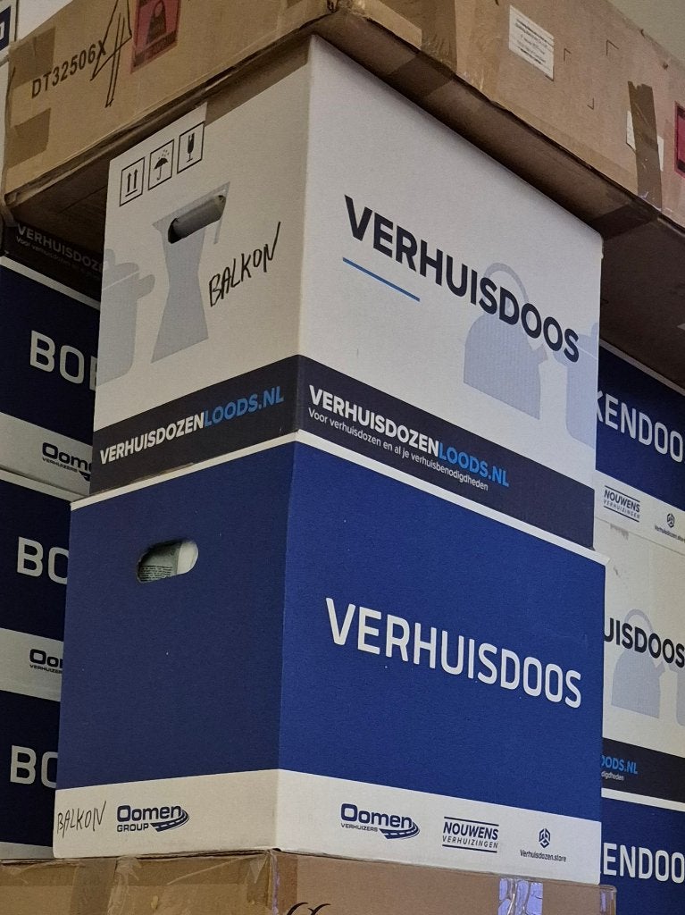 6 verhuisdozen, Ophalen, Opvouwbaar, Minder dan 50 cm, Minder dan 40 cm