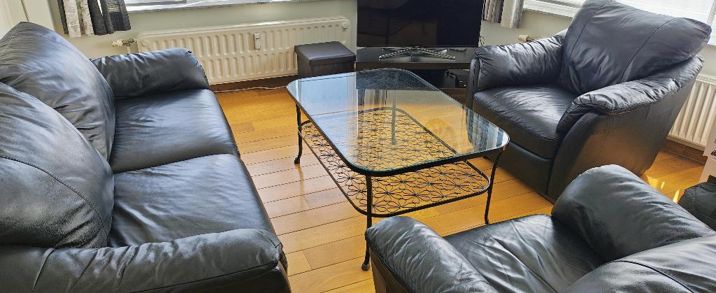 Complete salonset, voordelige prijs bij afname samen, Huis en Inrichting, Tafels | Salontafels, Gebruikt, 75 cm of meer, 100 tot 150 cm