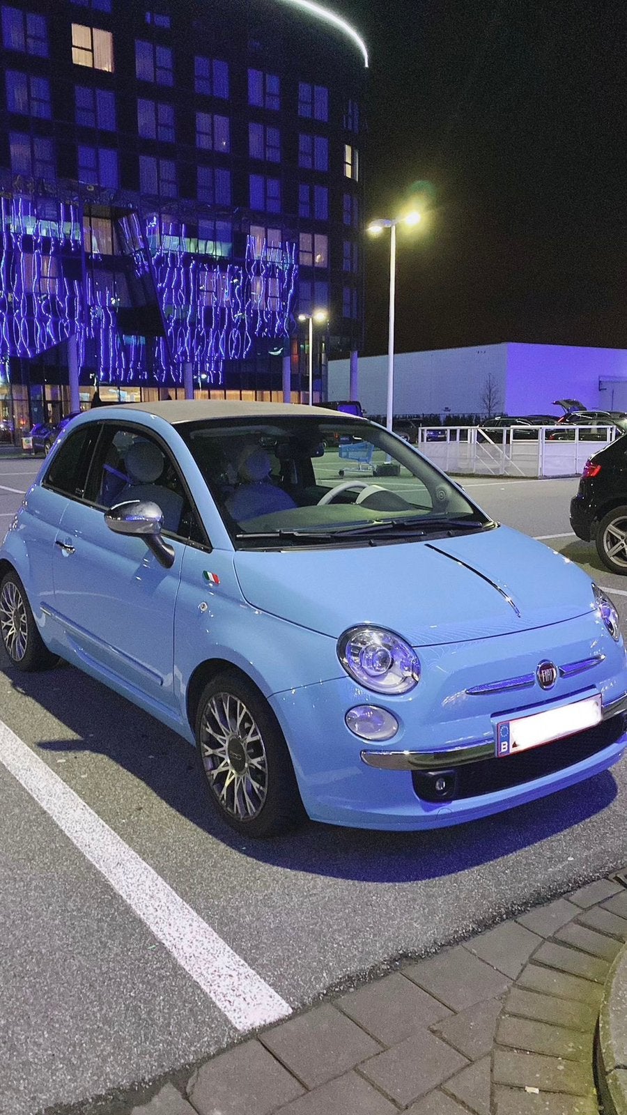 Fiat 500c cabriolet, Automaat, Euro 5, Cabriolet, Blauw