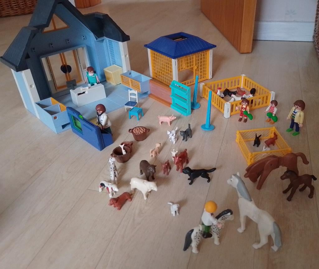 Playmobil dierenkliniek, Kinderen en Baby's, Ophalen, Gebruikt, Los Playmobil