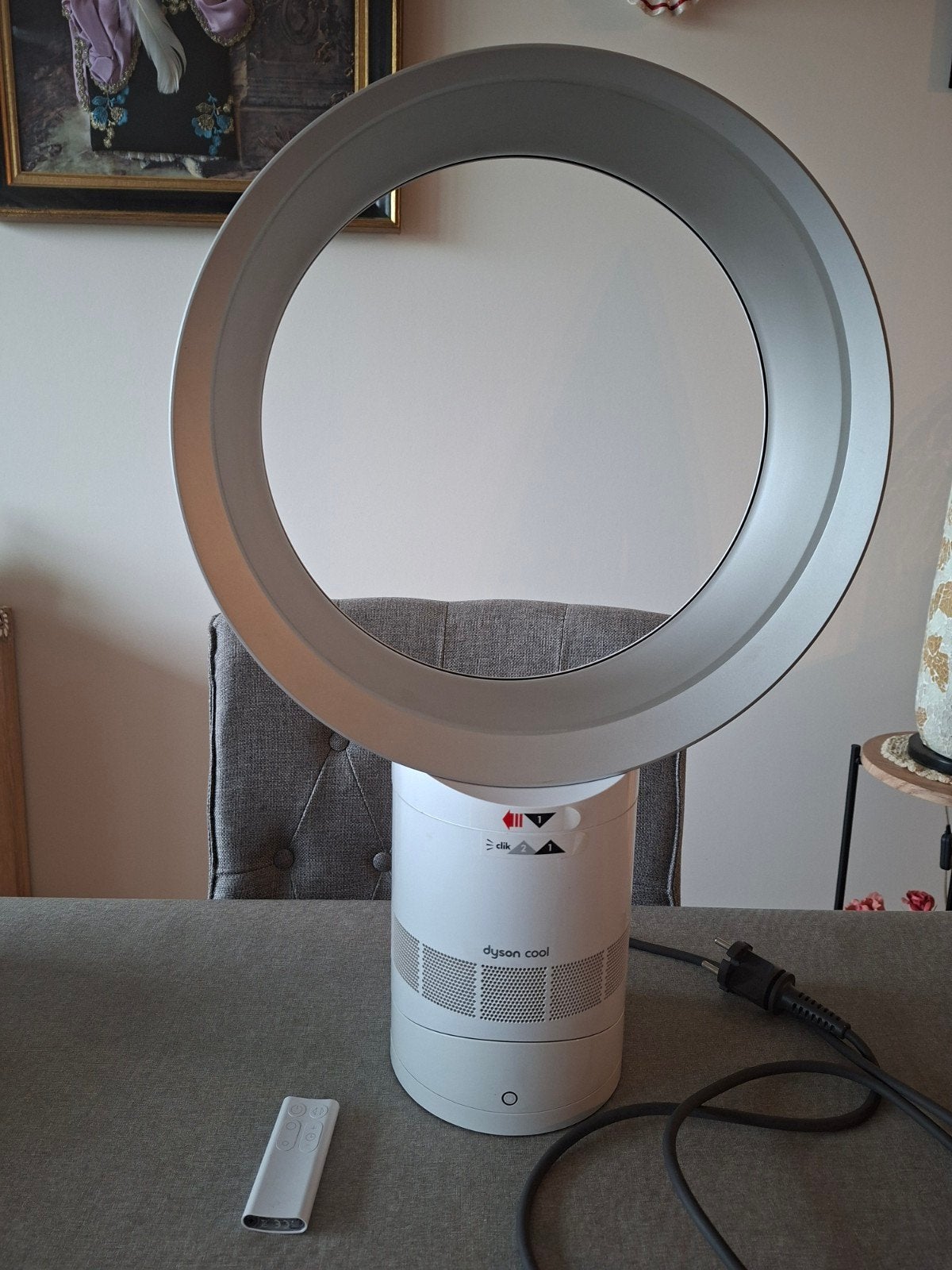 Ventilator Dyson in werking met afstandbediening, Electroménager, Ventilateurs, Enlèvement