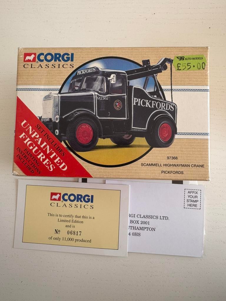 Corgi Classics 97368, 1/50 Pickfords Scammell Highwayman, Enlèvement, Comme neuf