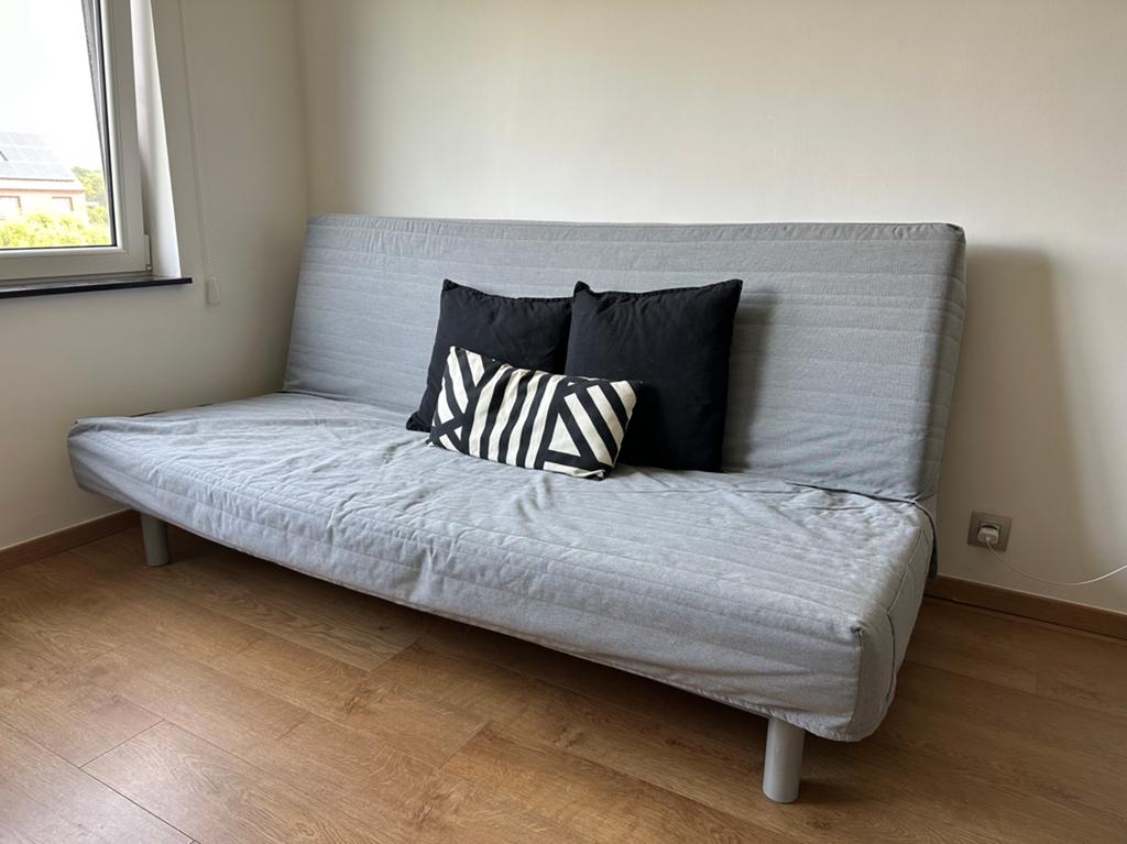 IKEA Beddinge sofa bed (similar to Nyhamn), 100 cm, Gris, Enlèvement, Utilisé