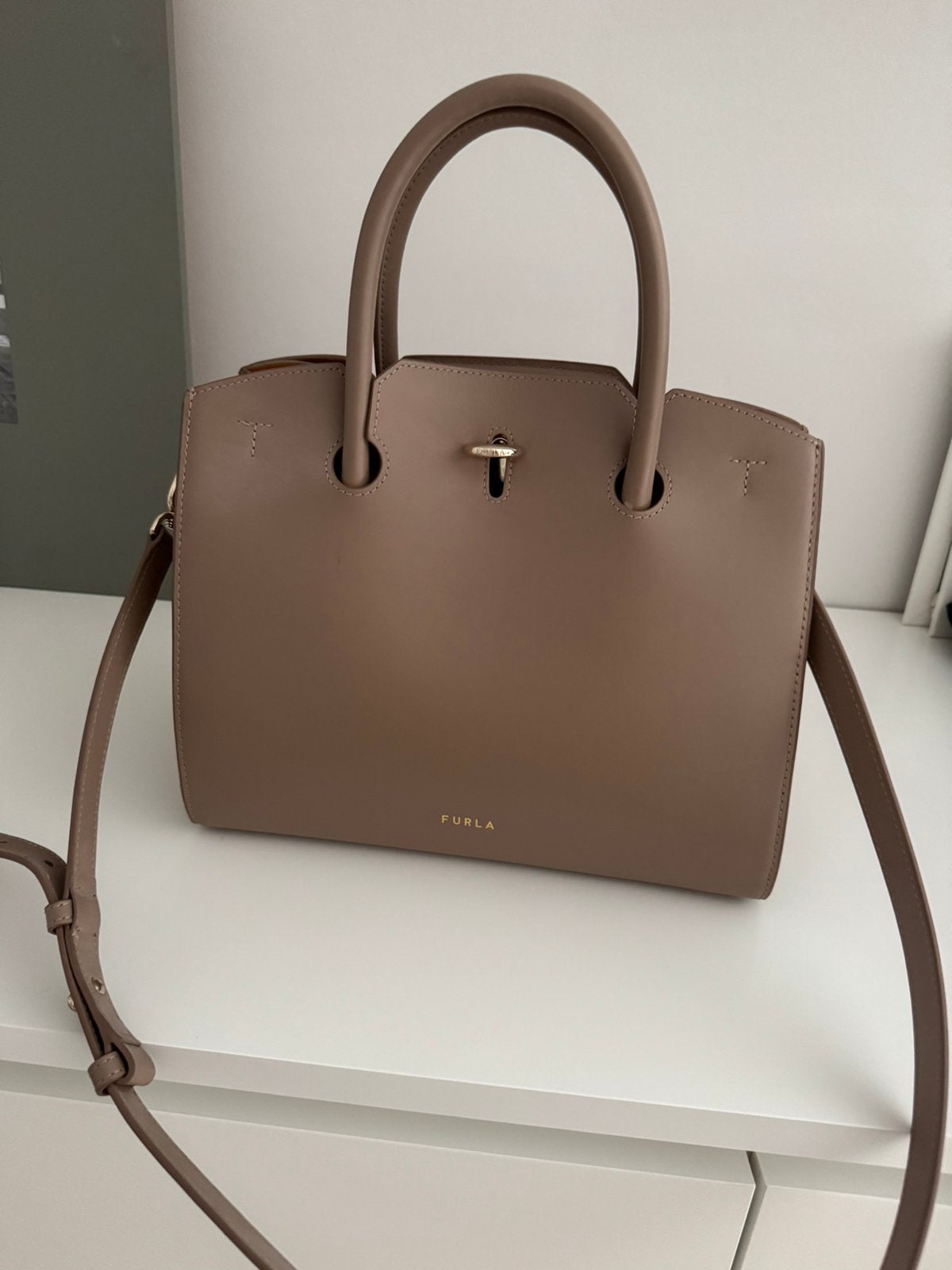 Furla Genesi Beige, Ophalen, Zo goed als nieuw, Beige