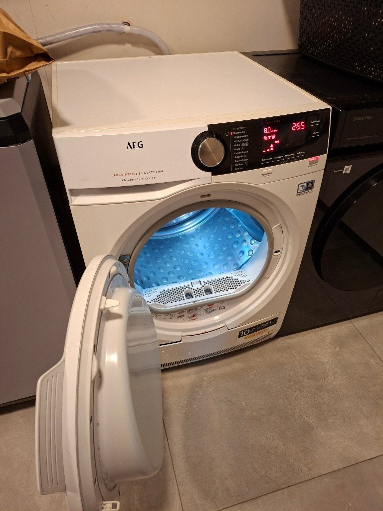 droogkast AEG, Elektronische apparatuur, Droogkasten, Ophalen, Gebruikt, Voorlader, Anti-kreukfase
