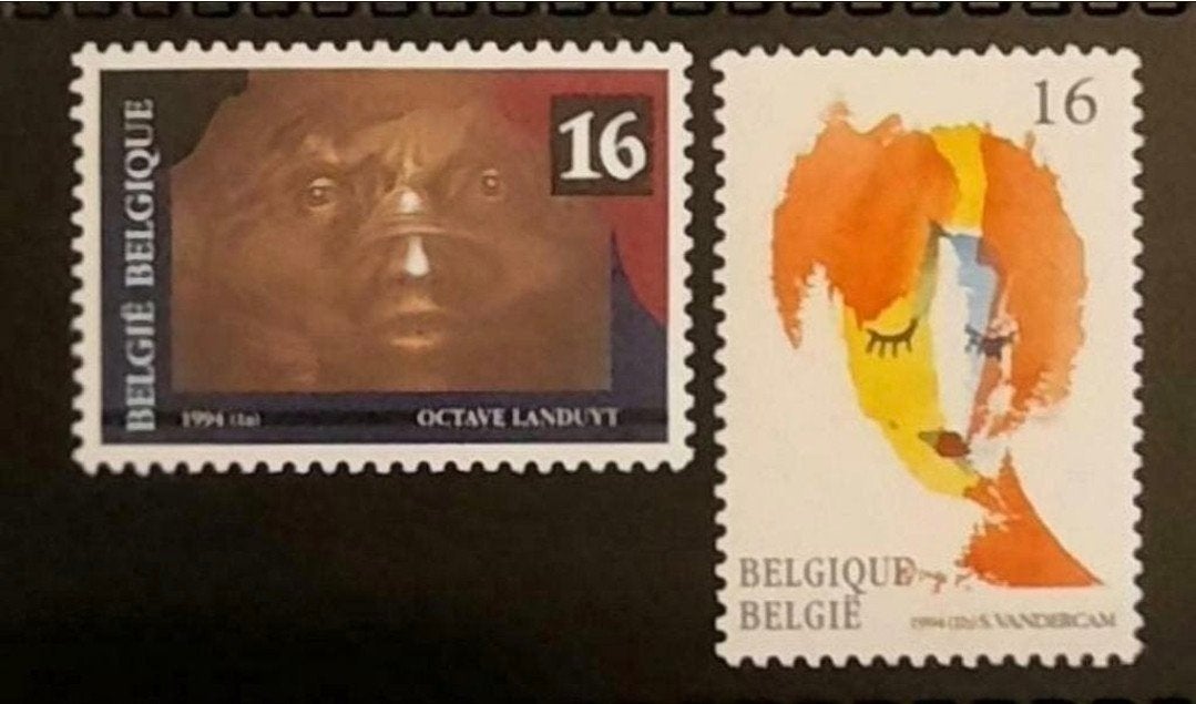 Belgique : COB 2538/39 ** Série artistique 1994., Sans timbre, Neuf, Enlèvement ou Envoi, Non oblitéré