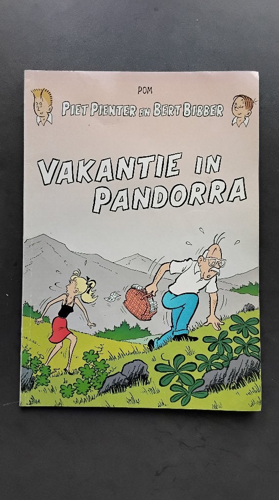 Vakantie in Pandorra uit 1993, Boeken, Stripverhalen, Gelezen, Eén stripboek, Ophalen of Verzenden, POM