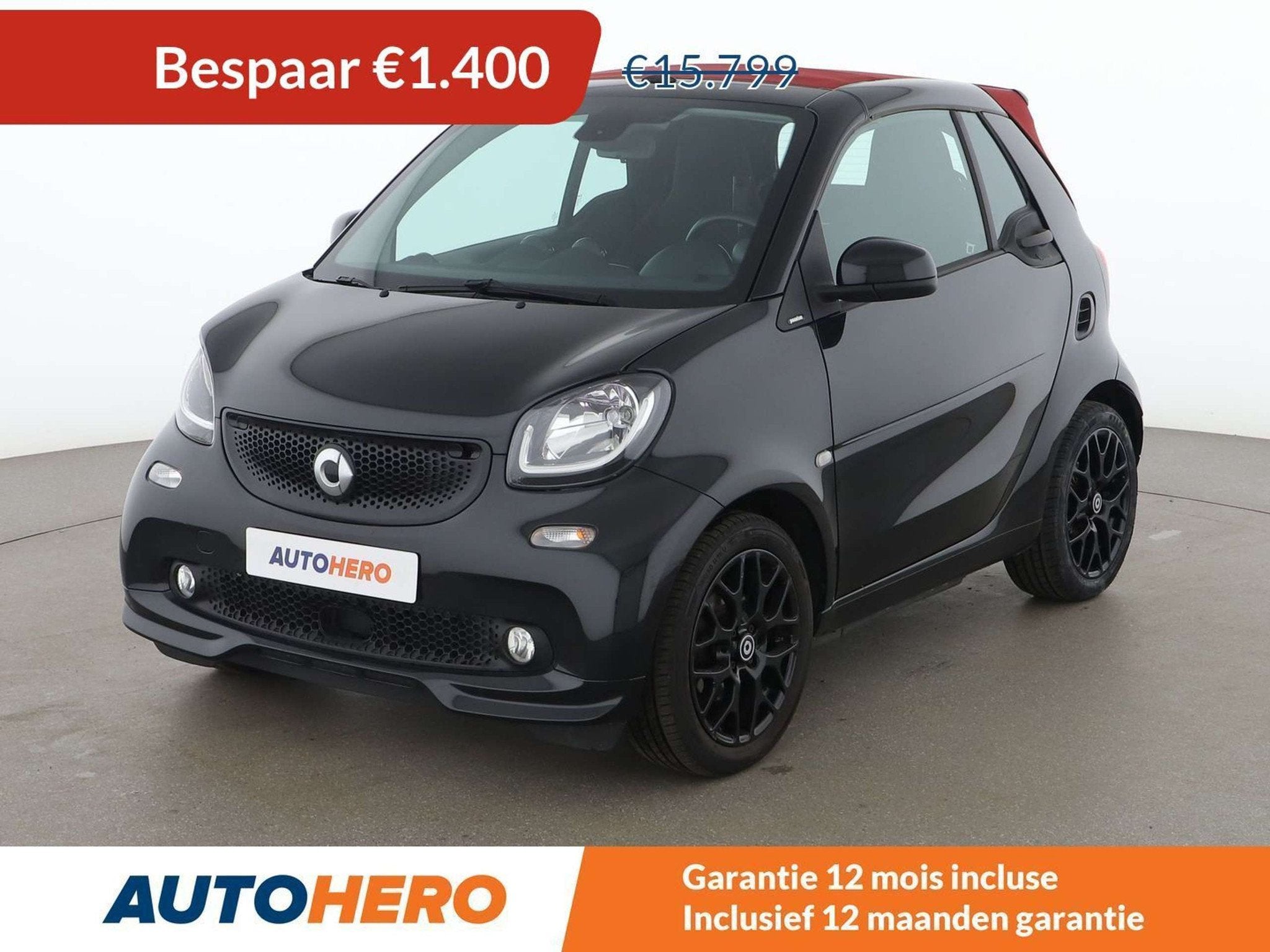 Smart Fortwo 0.9 Turbo Basis passion (automatique), Autos, Achat, Euro 6, 995 kg, Noir