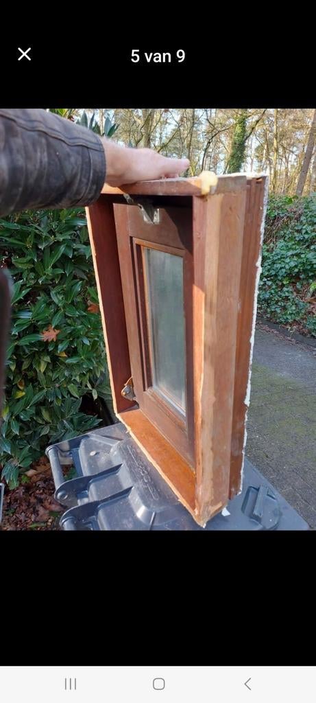 Klein meranti kipraam met dubbele beglazing., Doe-het-zelf en Bouw, Ophalen