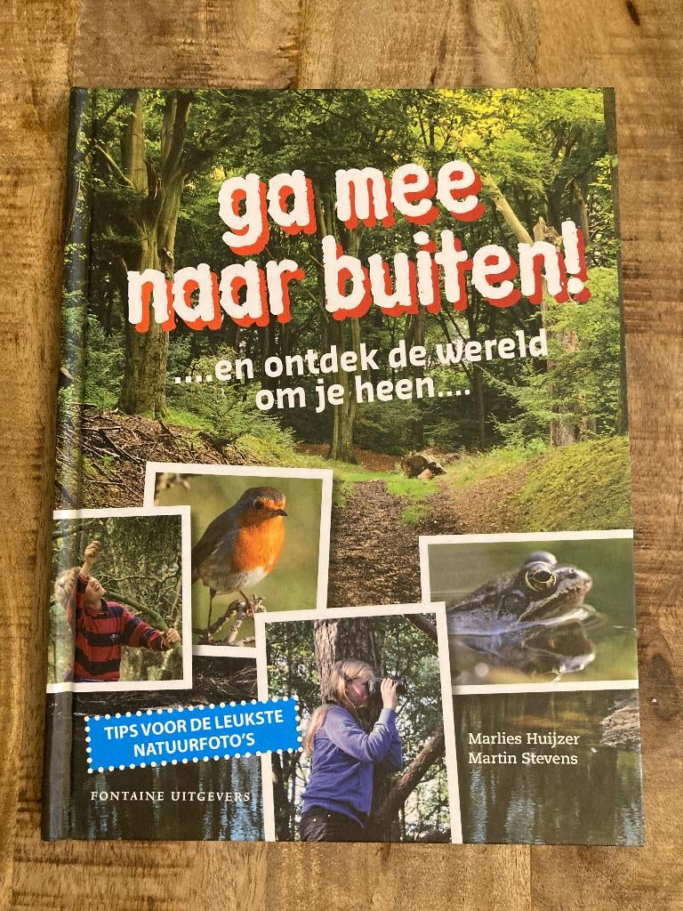 Informatief boek - Ga mee naar buiten!, Livres, Enlèvement ou Envoi, Comme neuf, Photographie et Cinéma, Fotnaine