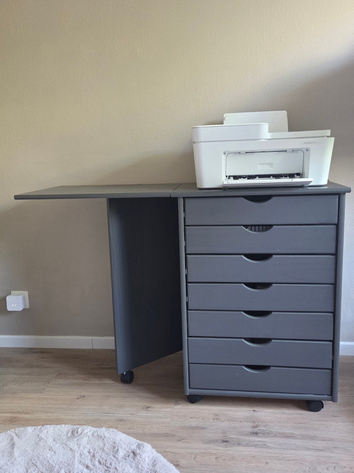 Bureau à tiroirs sur roulette, Maison & Meubles, Bureaux, Enlèvement