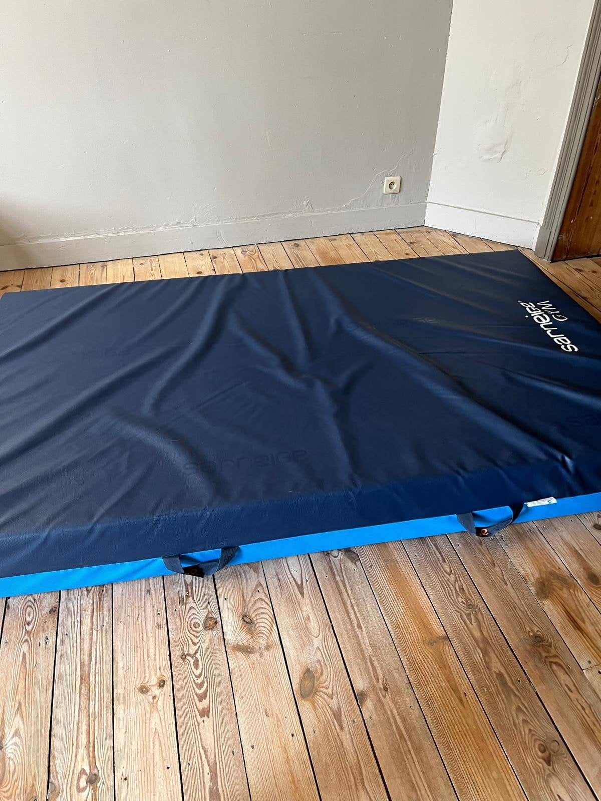 Gym mat Sarneige 200 x 120 x 20 cm, Ophalen, Zo goed als nieuw, Blauw, Materiaal