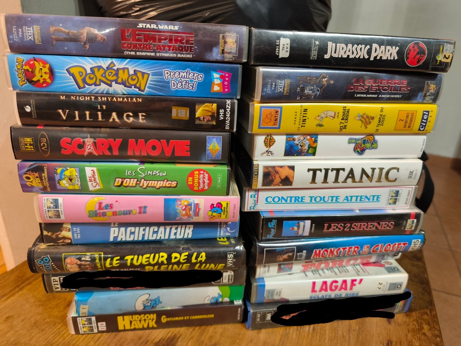 VHS en vrac, Enlèvement ou Envoi, Horreur, Français, Utilisé