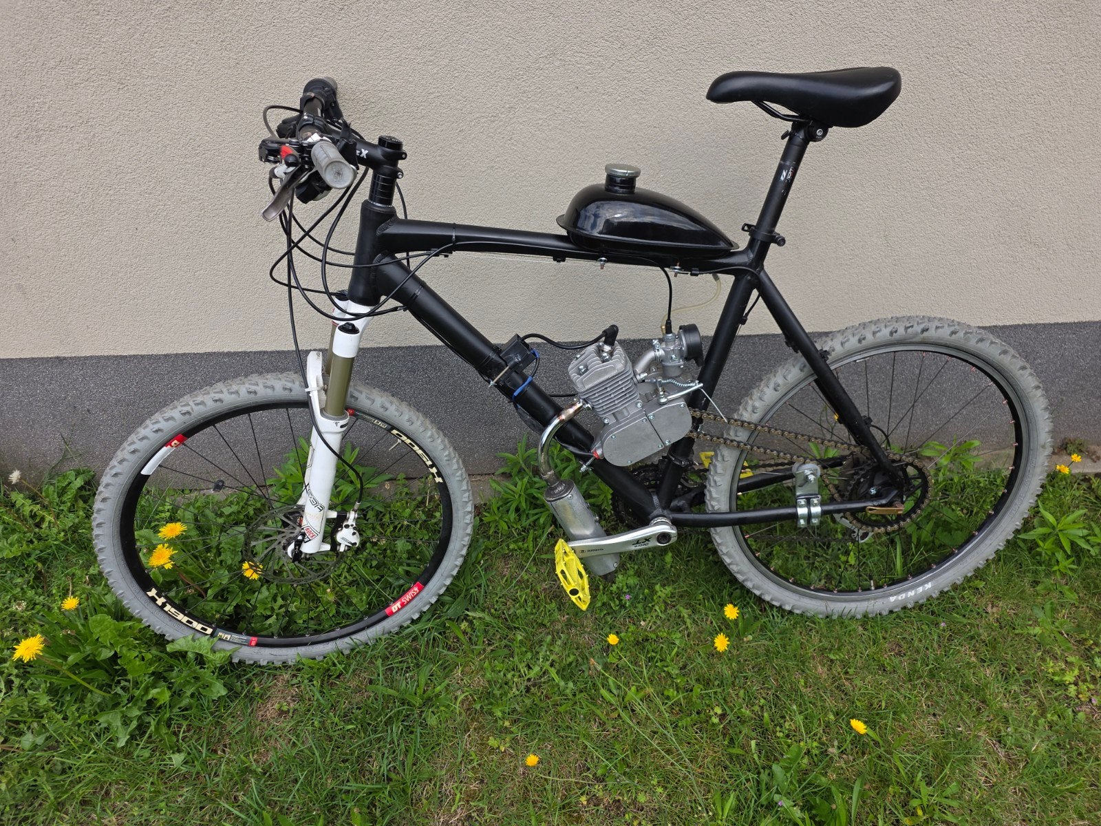 Mtb met motortje 80cc, Zo goed als nieuw, 51 tot 55 cm, 50 km per accu of meer, Ophalen