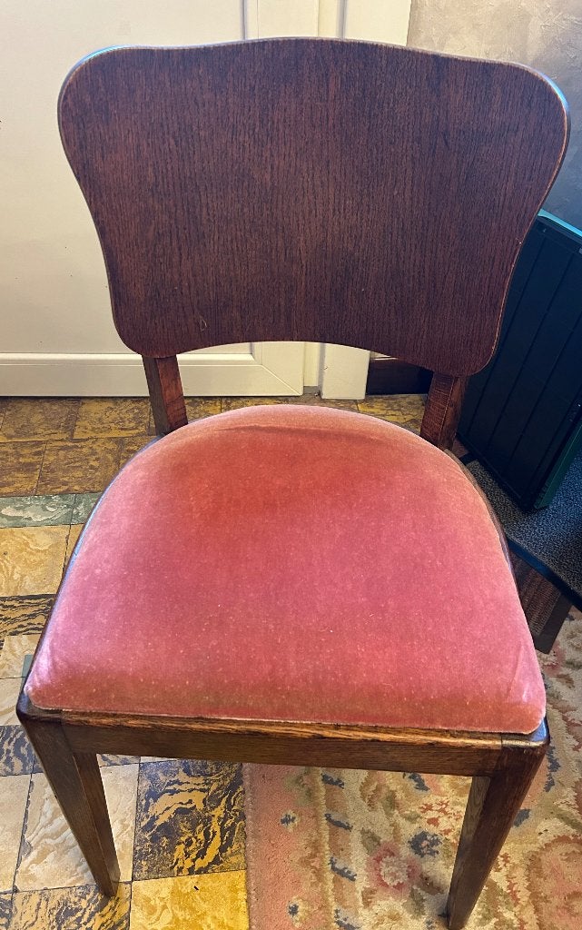 Chaises, Rouge, Bois, Enlèvement, Rustique