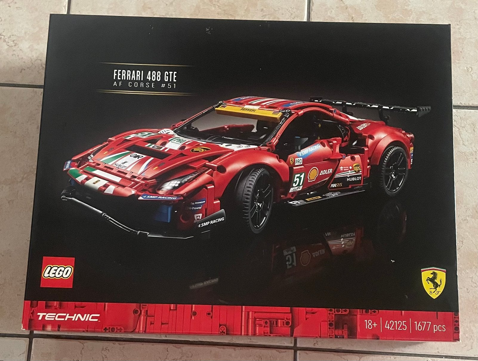 LEGO Technic Ferrari 488 GTE AF Corse – Nieuw en ongeopend, Hobby en Vrije tijd, Modelbouw | Auto's en Voertuigen, Ophalen, Zo goed als nieuw