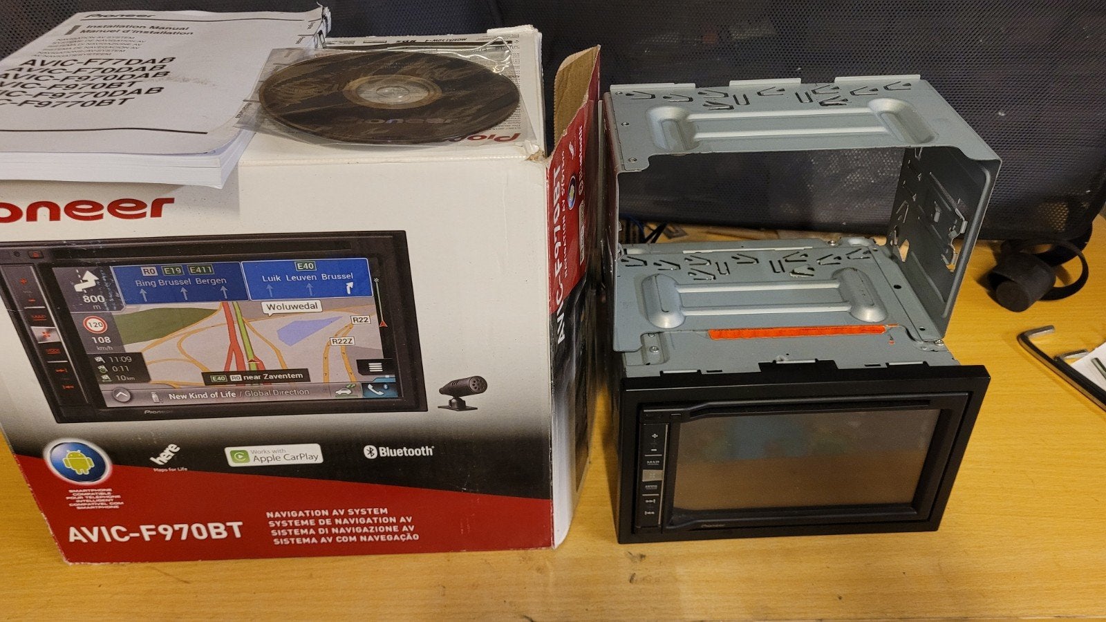 GPS multimedia Pioneer Avic F970BT, Ophalen, Gebruikt