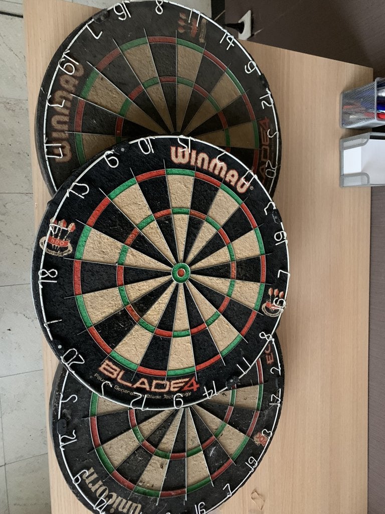 Darts blokken, pijlen en toebehoren, Enlèvement, Utilisé
