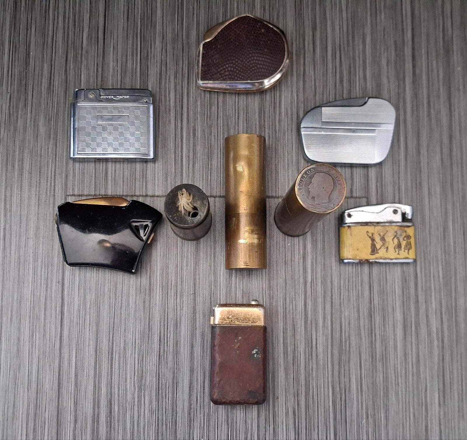 ​Grand Lot de 9 Objets de Collection : Briquets Vintage, Art, Collections, Enlèvement ou Envoi, Briquet