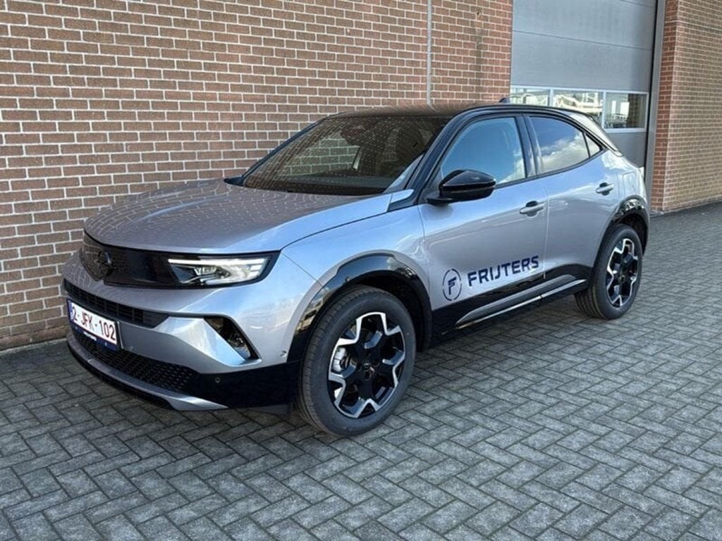 Opel Mokka 1.2 Turbo Hybrid GS 145 pk, Auto's, Opel, Mokka, Hybride Elektrisch/Benzine, Stadsauto, 5 deurs, Automaat, Zilver of Grijs
