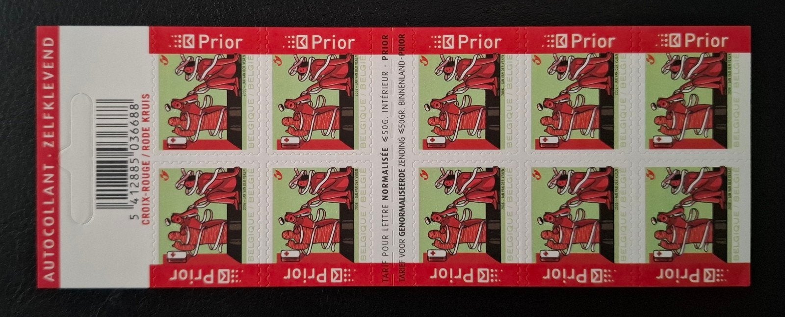 Belgique : COB 3526-B63 ** Croix-Rouge 2006, Sans timbre, Neuf, Enlèvement ou Envoi, Non oblitéré