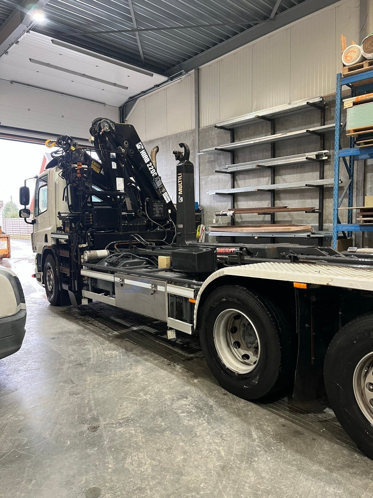 Daf containersysteem + kraan, Autos, Achat, Diesel, Automatique, Particulier