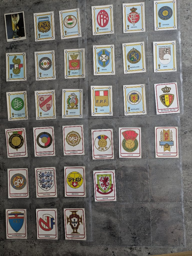 Autocollants de foot PANINI COUPE DU MONDE ARGENTINE 78, 31X, Envoi, Comme neuf