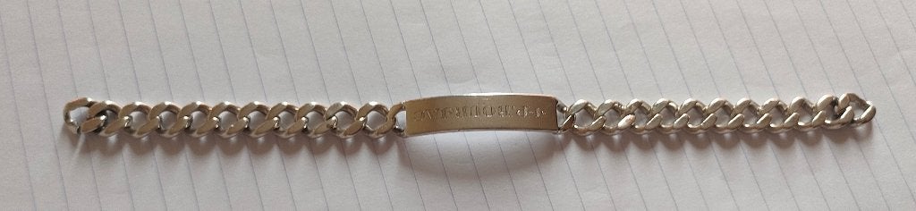 Bracelet en argent, Enlèvement, Utilisé, Argent, Argent