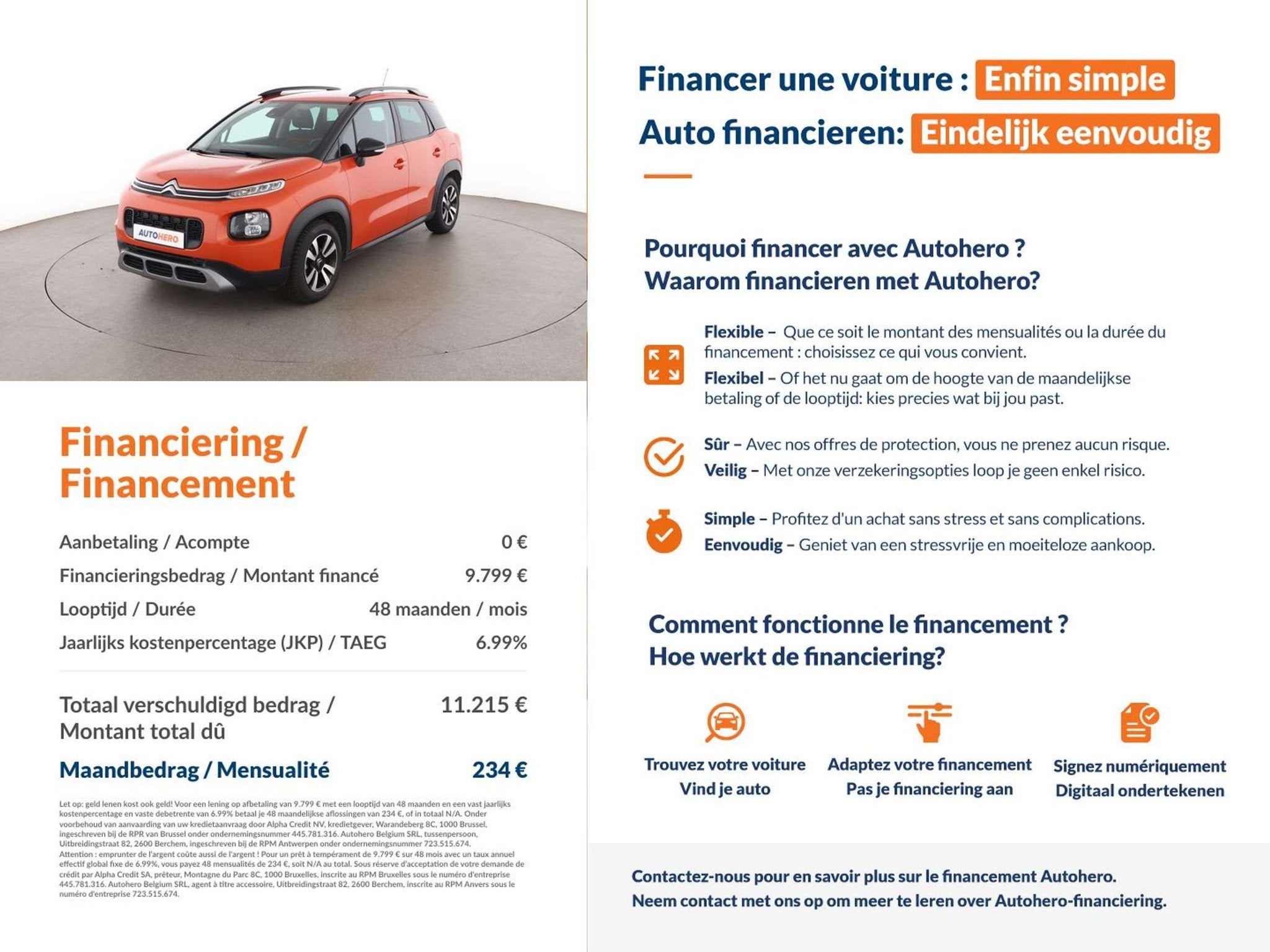 Citroën C3 Aircross 1.2 PureTech Feel, Autos, 1163 kg, 116 g/km, Achat, 82 ch