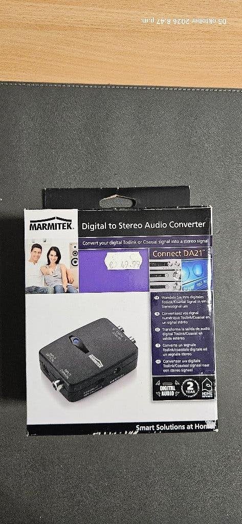 Digital Audio Converter, Audio, Tv en Foto, Ophalen of Verzenden, Zo goed als nieuw