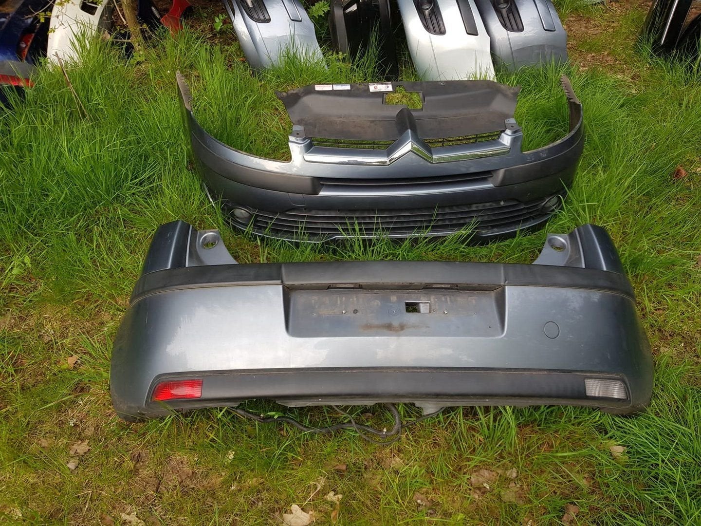 CITROËN C4 ACHTERBUMPER BJ 2007, Auto-onderdelen, Carrosserie, Bumper, Achter, Gebruikt, Ophalen of Verzenden