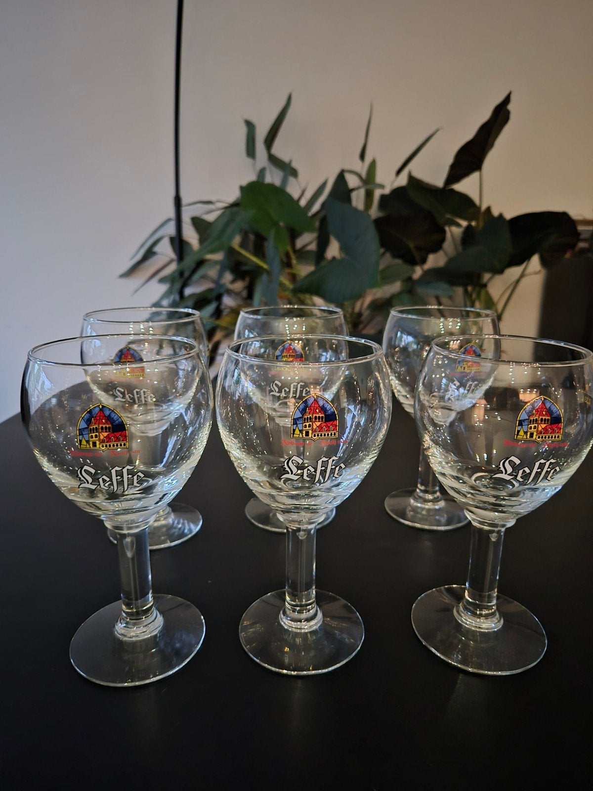 6 glazen van Leffe, Verzamelen, Ophalen of Verzenden