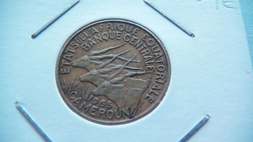 cameroun 5 francs 1965, Enlèvement
