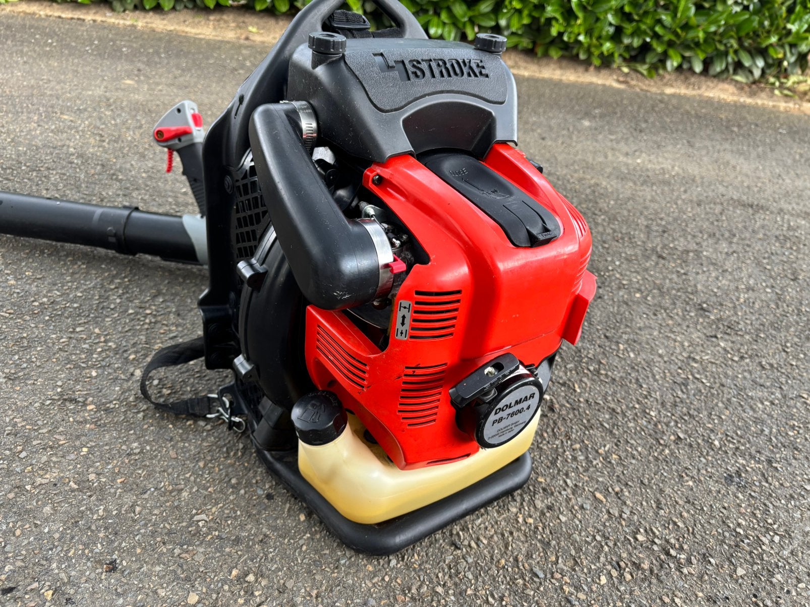 Dolmar bladblazer pb-7600.4, Tuin en Terras, Bladblazers, Ophalen, Zo goed als nieuw, Benzine, Ruggedragen