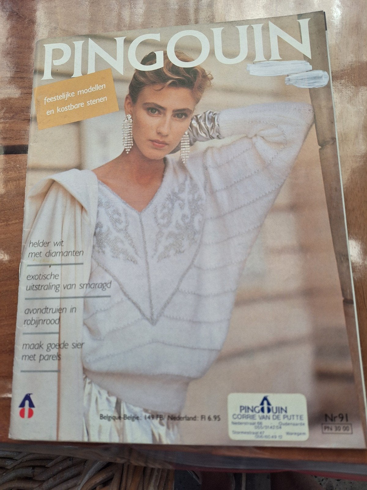 Breiboek van Pingouin, Hobby & Loisirs créatifs, Tricot & Crochet, Enlèvement ou Envoi, Comme neuf, Tricot ou Crochet, Autres types