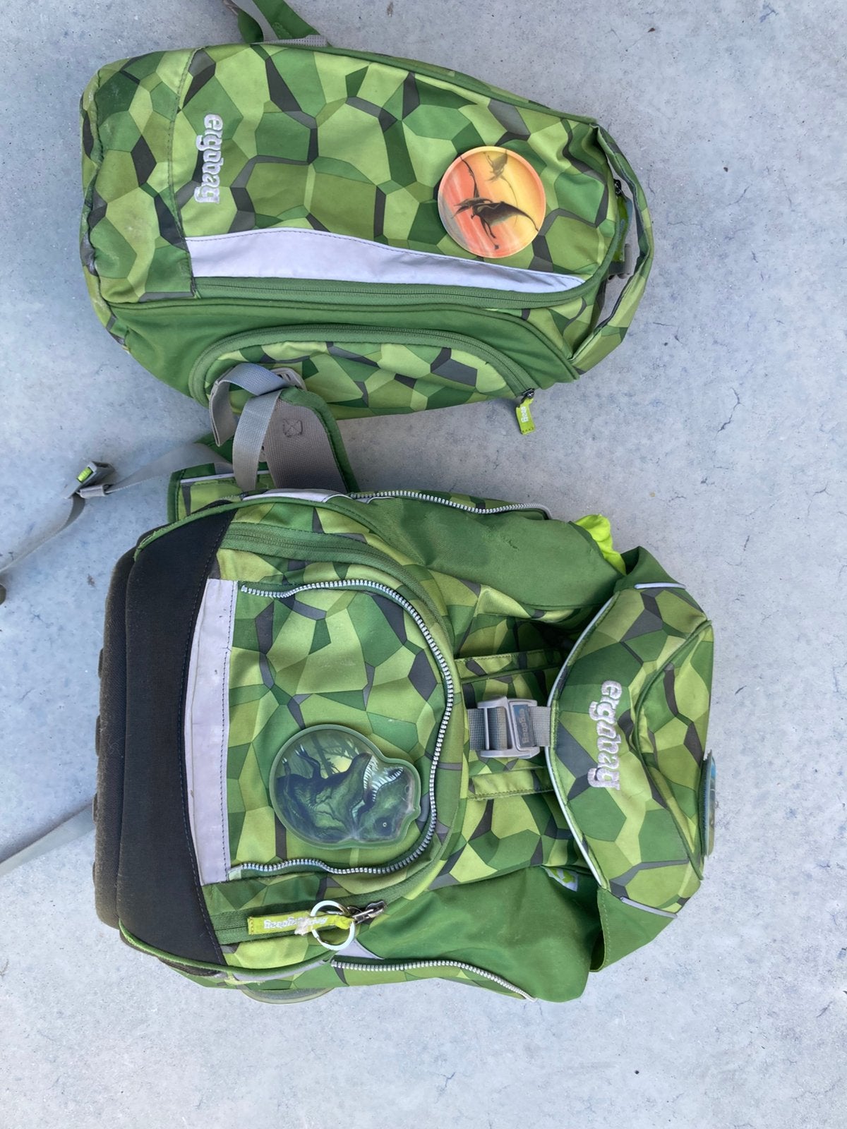 ERGOBAG DINO rugzak zwemzak pennenzak, Ophalen, Gebruikt