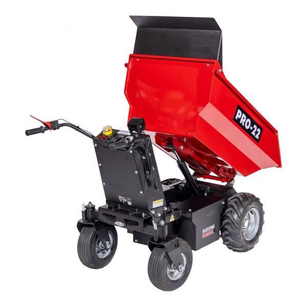 Te huur minidumper motorkruiwagen laadverm 500 kg hydro kip, Ophalen