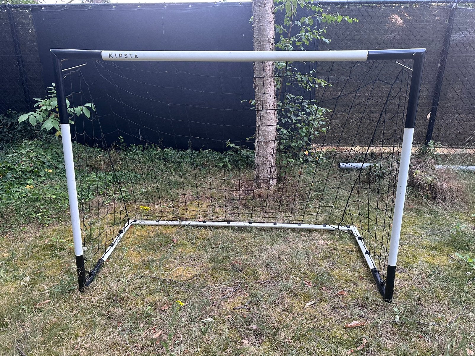 2 x KIPSTA voetbalgoal in wit/zwarte, Sport en Fitness, Voetbal, Ophalen, Zo goed als nieuw