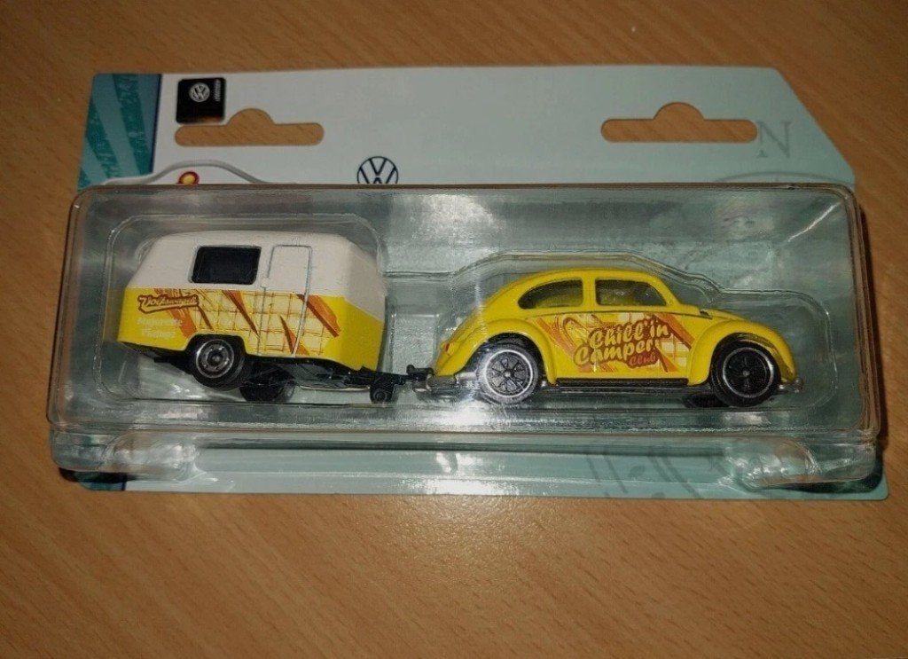 Volkswagen VW Beetle & Caravan Eriba Puck Majorette NIEUW, Ophalen of Verzenden