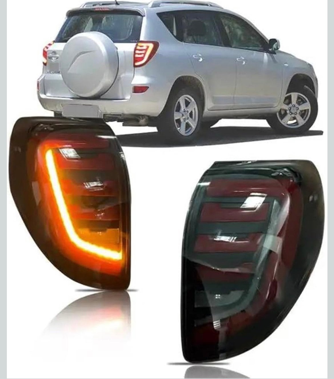 Toyota rav4  achterlichten 2007, Auto-onderdelen, Ophalen of Verzenden, Gebruikt, Toyota