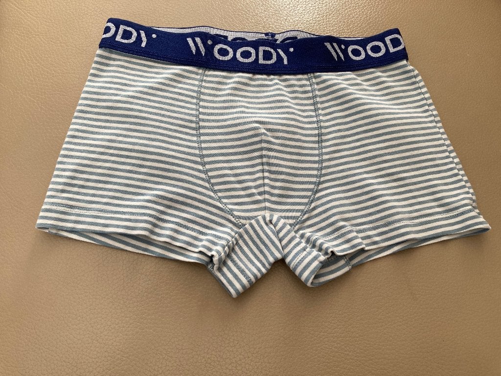 Grijs-wit gestreept onderbroekje, Woody, 140, 10 jaar, Kinderen en Baby's, Nacht- of Onderkleding, Ophalen of Verzenden, Zo goed als nieuw