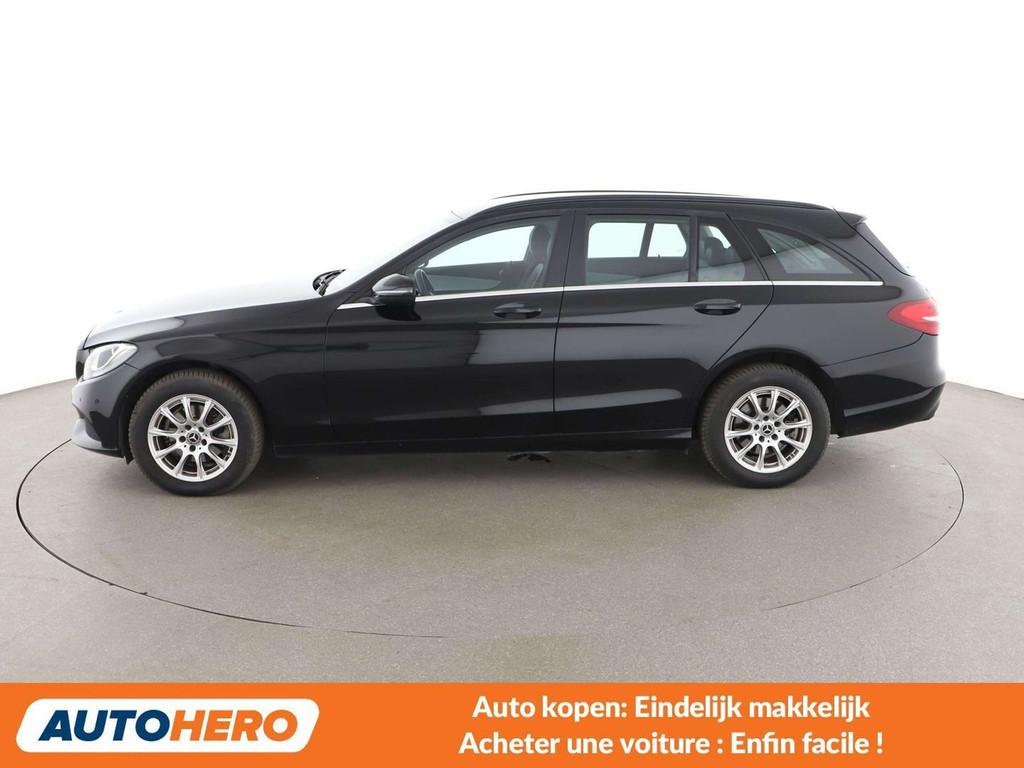 Mercedes-Benz C-Klasse 200 C 200 d T BlueTEC (bj 2018), Auto's, Mercedes-Benz, 100 kW, Achterwielaandrijving, Gebruikt, Zwart